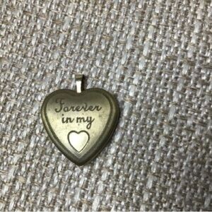 10k Gold Heart Locket Pendant